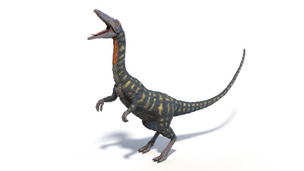 3d rendered illustration of a Coelophysis