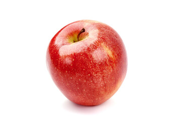 Fresh red apples, isolated on white background.
