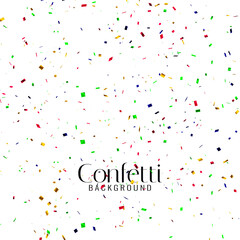 Abstract colorful confetti decorative background