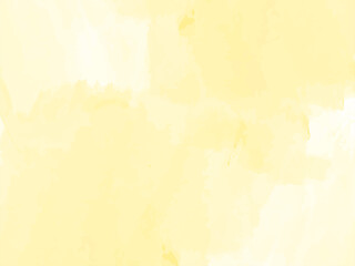 Fototapeta na wymiar Soft yellow watercolor simple texture background