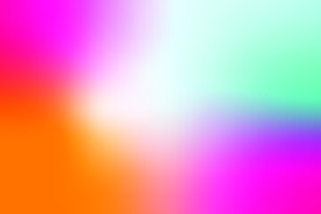 Modern bright mesh gradient vector, digital vibrant colorful background, elegant soft blur texture, dynamic abstract cover, banner, card, flyer, poster design template in blue, orange, green, purple. 