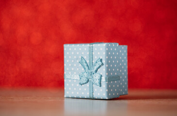 Gift box. Photo. Decoration. 
