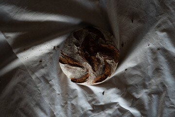 Brot Butter Kresse Schatten 