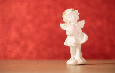 Angel statue. Gift. Gifts. Celebration. 
