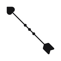 Arrow icon vector. onion illustration sign. hunting symbol. weapon logo.