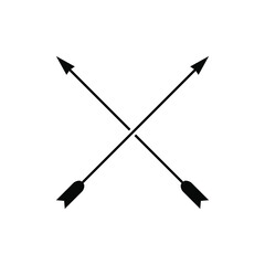 Arrow icon vector. onion illustration sign. hunting symbol. weapon logo.