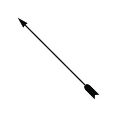 Arrow icon vector. onion illustration sign. hunting symbol. weapon logo.