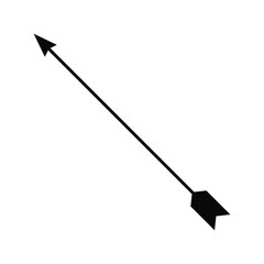 Arrow icon vector. onion illustration sign. hunting symbol. weapon logo.