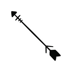 Arrow icon vector. onion illustration sign. hunting symbol. weapon logo.