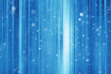 blue snow lines background / abstract background christmas blue snowflakes blurred background, snow...