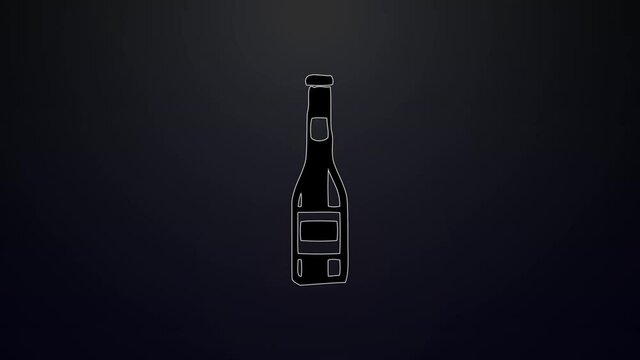 Bottle - Image Appearance Animation - Dark Background
