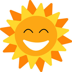 Smiling sun