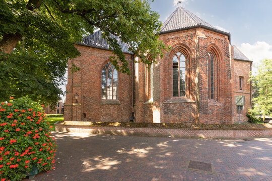 Romano Gothic hall church in the Dutch city of Appingedam in the province of Groningen.