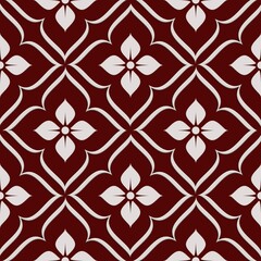 Fototapeta premium Red white texture with a regular seamless pattern as a background..Graphic design with a simple pattern.
