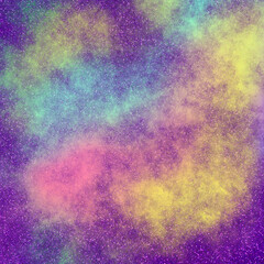 Bright modern galaxy background. Rainbow space abstract pattern universal