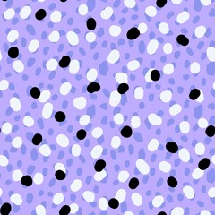 Seamless dots pattern with spots for wallpaper and fabrics and packaging and gifts and cards and linens 