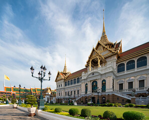 Naklejka premium The Temple of the Emerald Buddha and The Grand Palace