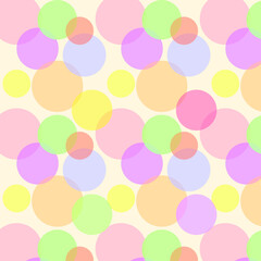 Pattern Bubbles pastel color background wallpaper