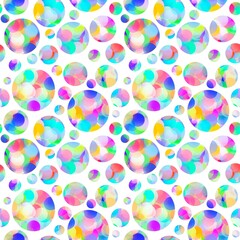 Abstract seamless circle bubble pattern for fabrics and textiles and packaging and gifts and cards and linens and kids