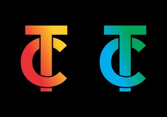 Modern simple TC initial letter