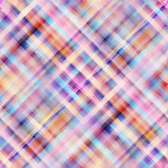 Abstract seamless pattern. Futuristic blur plaid.