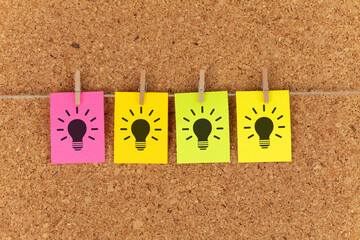 Creative thinking and new ideas concept. background.