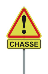 Panneaux de signalisation Chasse