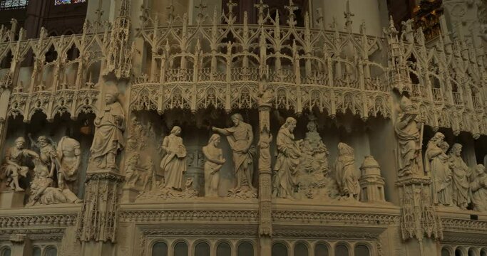 The Notre Dame cathedral, Chartres, Eure et Loir, France