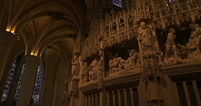 The Notre Dame cathedral, Chartres, Eure et Loir, France