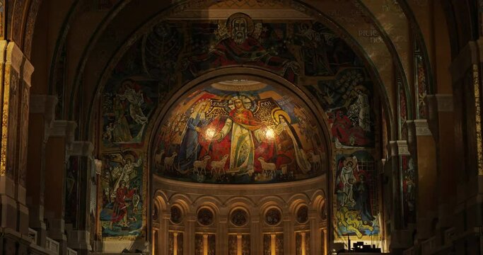 The Basilica Sainte Therese of Lisieux, Calvados department, France
