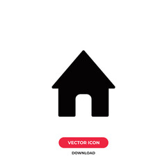 Home icon vector. House sign