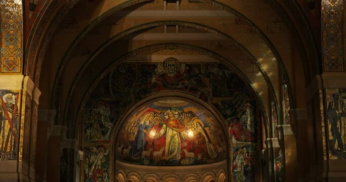 The Basilica Sainte Therese of Lisieux, Calvados department, France