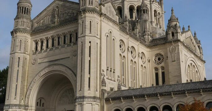 The Basilica Sainte Therese of Lisieux, Calvados department, France
