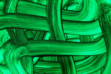 Fototapeta na wymiar rich green brush stroke background