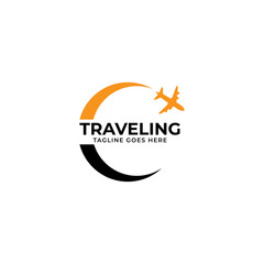 Travel logo icon vector design illustration.