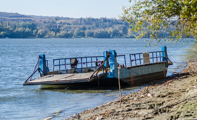 The bank of the Danube near the city of Novi Sad.