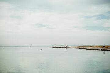 Obraz premium Shore Sea horizon Line Daylight Tourqoise