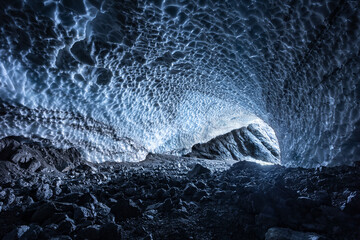 Eiskapelle ice cave in Bavarian Alps 
