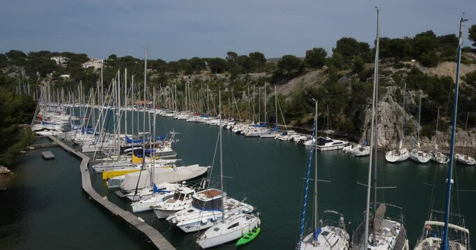 the Port Miou creek, Cassis, Provence, France