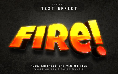 Fire 3d text effect editable