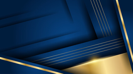 Blue gold background