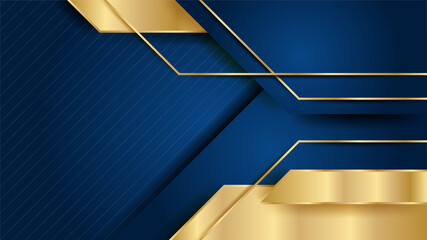 Blue gold background