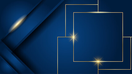 Blue gold background