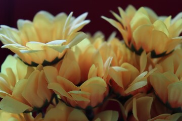 artificial sunflower bouquet, yellow flower