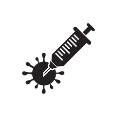 Vaccine icon ( vector illustration )
