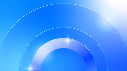 Luxury blue gold background. Elegant business presentation banner. Vector illustration.