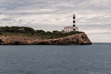 lighthouse on the coast of Mallorca