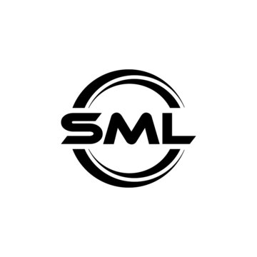 SML technology letter logo design on black background. SML creative  initials technology letter logo concept. SML technology letter design.  Stock Vector | Adobe Stock