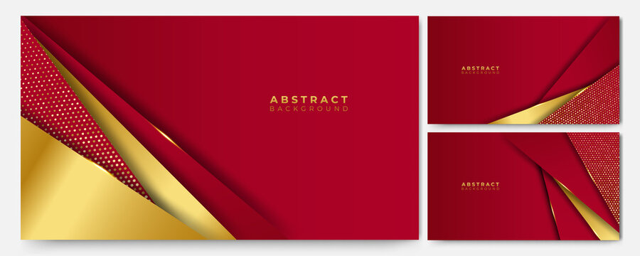 Elegant red maroon and gold background with overlap layer. Suit for  business, corporate, institution, party, festive, seminar, and talks Stock  Vector | Adobe Stock