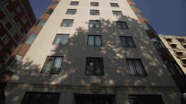 View Of The Dorchester Hotel On Park Lane From Open Top Bus, London